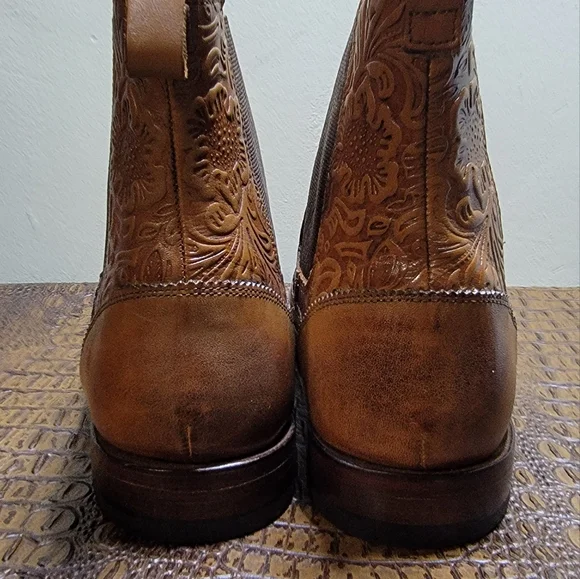 STACY ADAMS M2 WINGTIP CHELSEA BOOTS (SIZE 11) - Picture 6 of 15